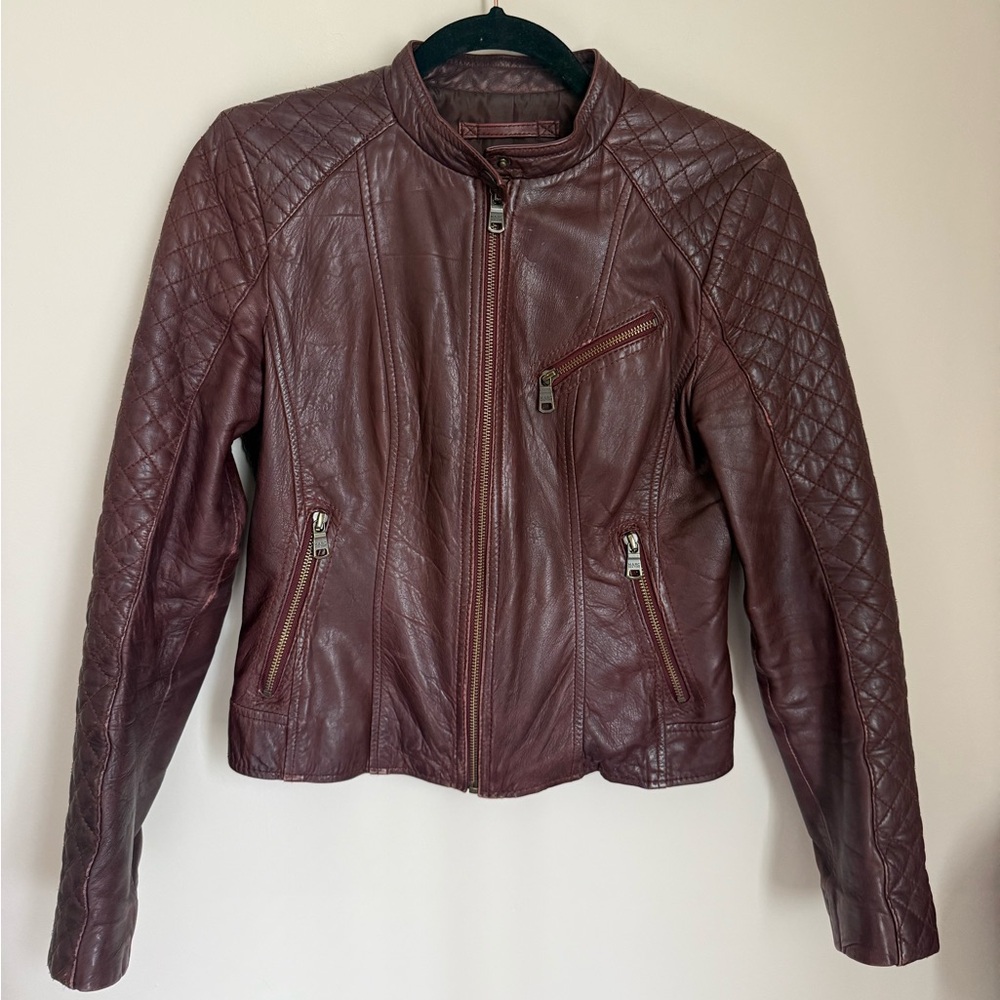 Vintage Marc New York/Andrew Marc Brown leather jacket